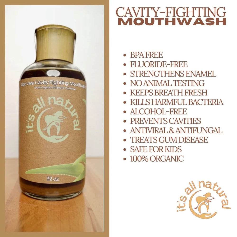 All Natural Cavity Fighting Mouthwash