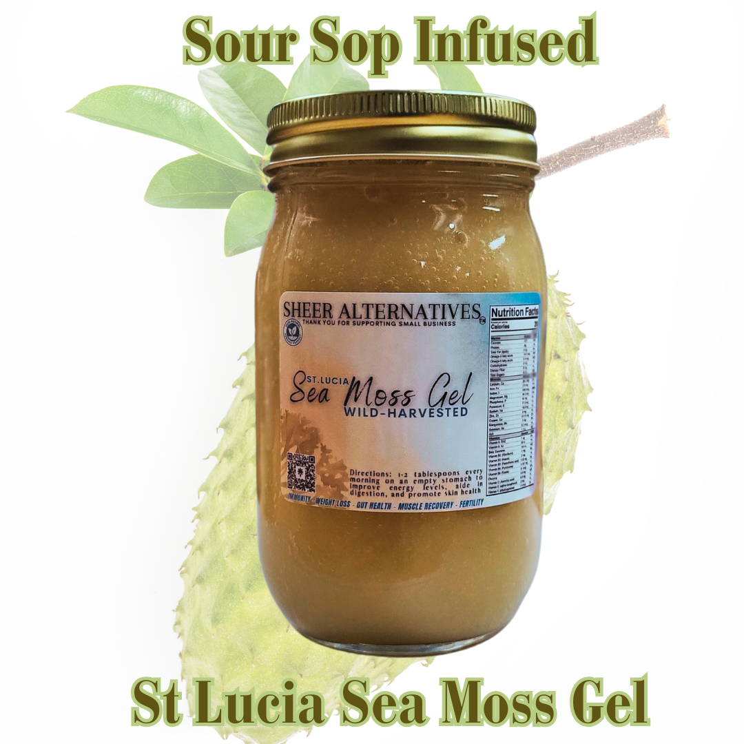 Sour Sop Sea Moss Gel | Sea Moss Gel | sheeralternatives