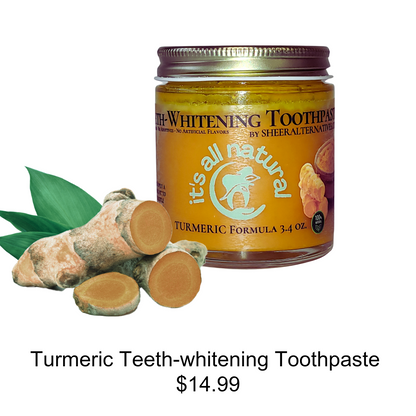 Teeth Whitening Toothpaste | Turmeric Toothpaste | sheeralternatives