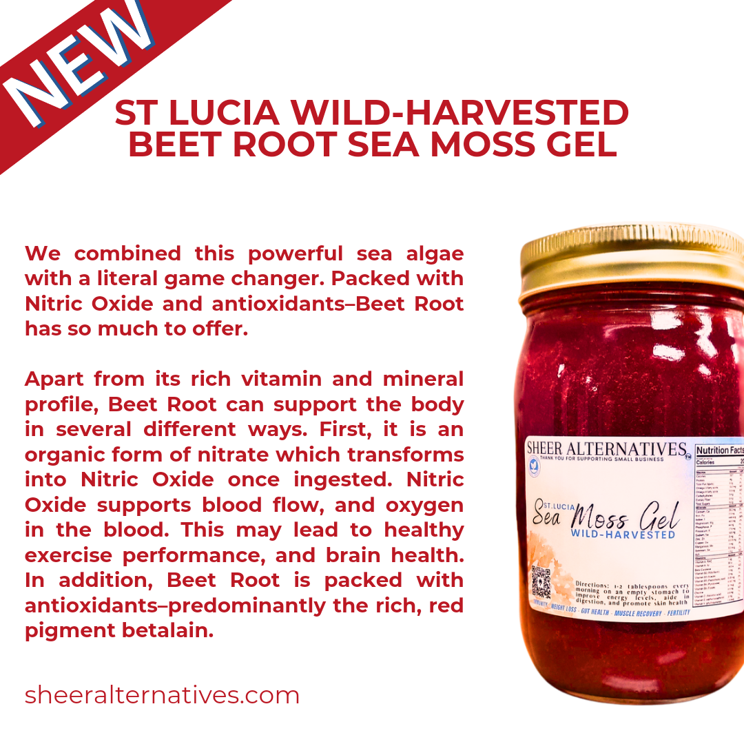 Beet Root Sea Moss Gel | Sea Moss Gel | sheeralternatives