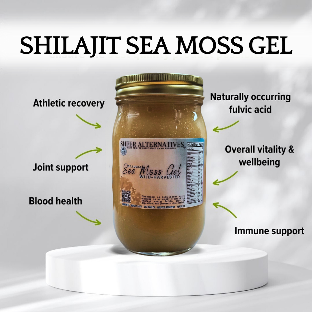 Shilajit Sea Moss Gel | Sea Moss in Dallas | Premium Sea Moss Gel