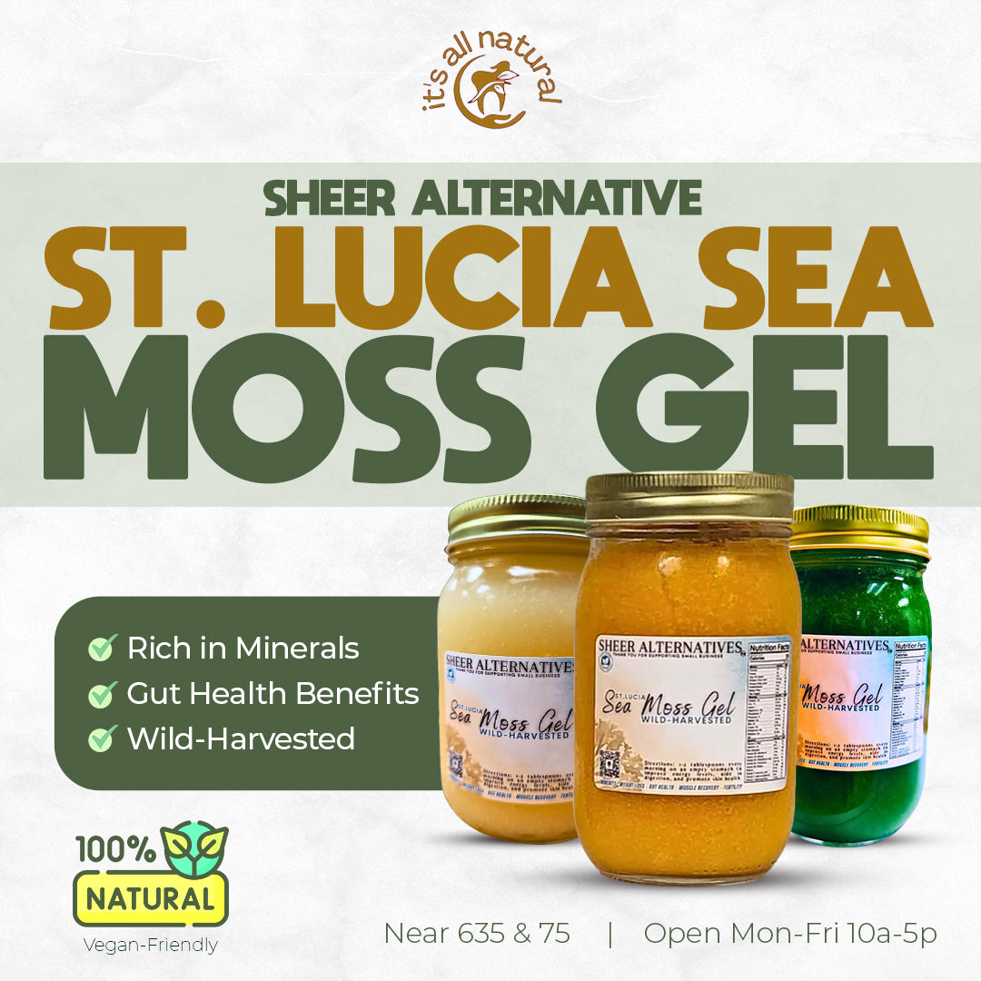 St Lucia Wild-Harvested Sea Moss Gel in Dallas - Sheer Alternatives