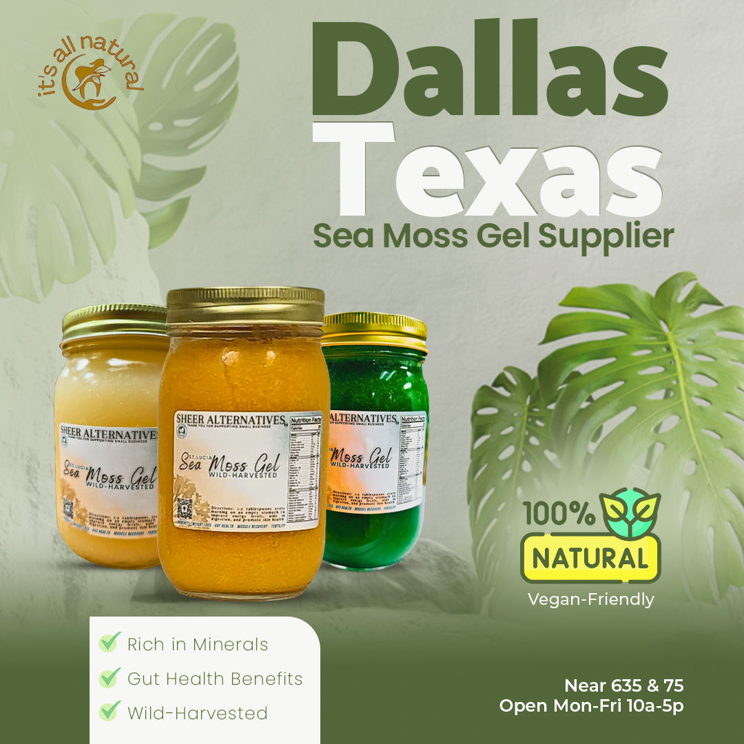 St Lucia Wild-Harvested Sea Moss Gel in Dallas - Sheer Alternatives