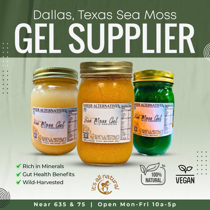 St Lucia Wild-Harvested Sea Moss Gel in Dallas - Sheer Alternatives