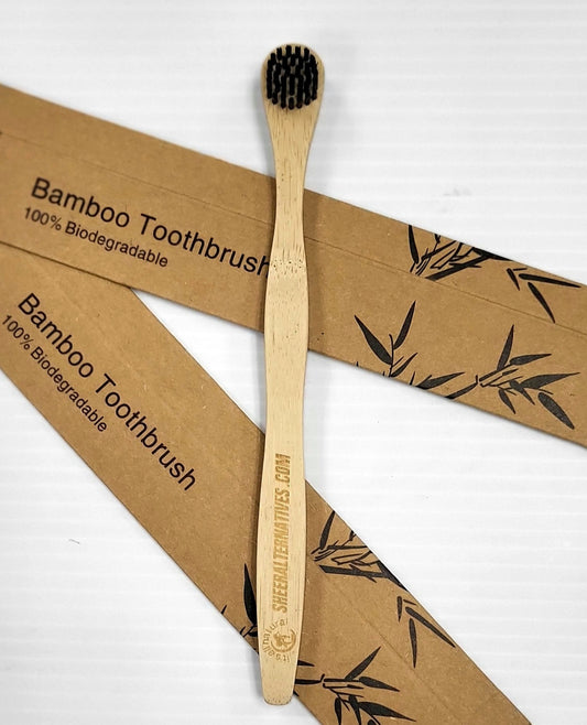 Bamboo Tongue Scraper - Sheer Alternatives