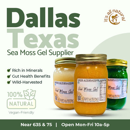 St Lucia Wild-Harvested Sea Moss Gel in Dallas - Sheer Alternatives